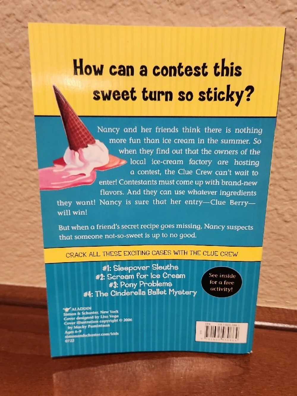 Nancy Drew and the Clue Crew Book #2 - Scream for Ice Cream